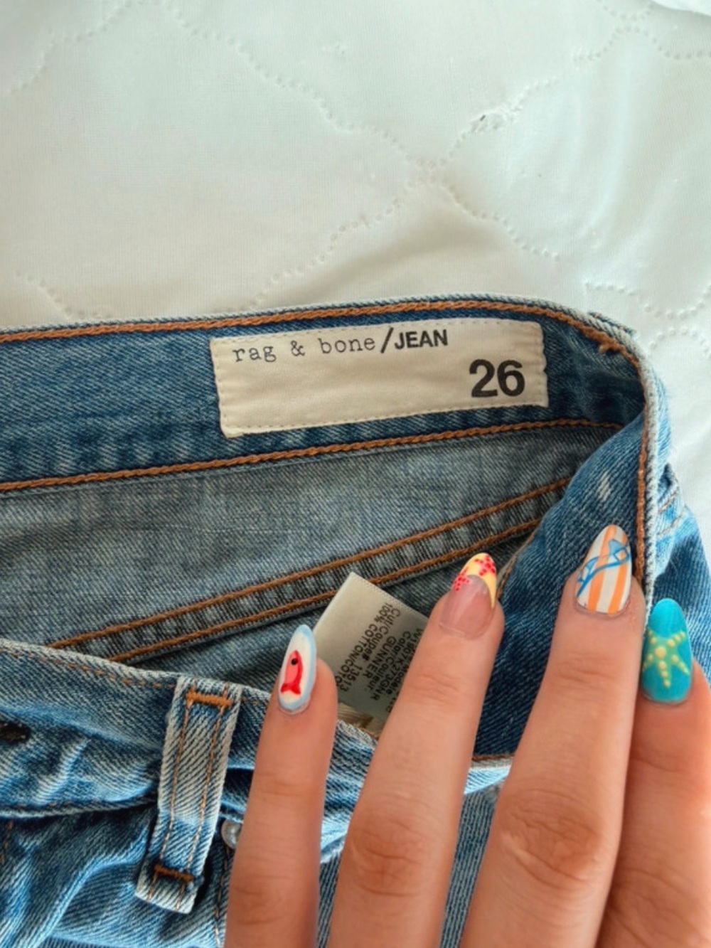 Vintage rag & bone Light Blue Jean shorts
